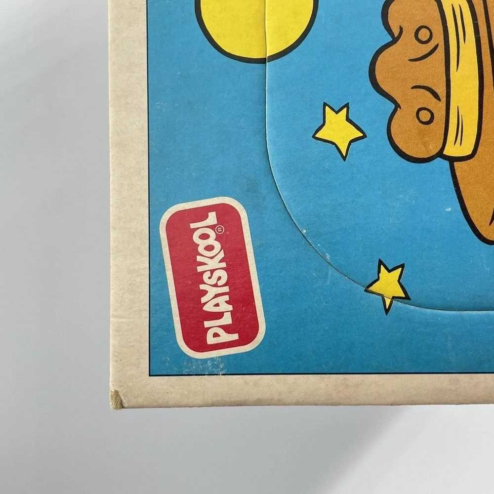 Vintage 1993 Playskool Barney Campfire Friends 6‎ Pc Puzzle Baby Bop USA Lyons